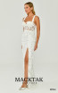 Alfa Beta B5590 White Side Dress