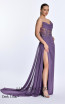 Alfa Beta B5595 Dark Lilac Dress