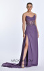 Alfa Beta B5595 Dark Lilac Backless Dress