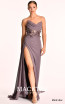 Alfa Beta B5595 Mink Lilac Front Dress