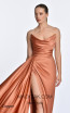 Alfa Beta 5617 Copper Detail Dress