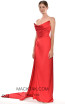 Alfa Beta 5617 Red Side Dress