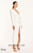 Alfa Beta B5625 White Simple Dress