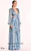 Alfa Beta B5638 Blue Long Dress