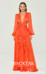 Alfa Beta B5638 Indigo Orange Front Dress