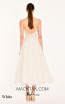 Alfa Beta B5642 White Back Dress