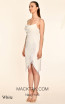 Alfa Beta B5643 White Side Dress