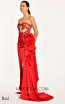 Alfa Beta B5644 Red Backless Dress