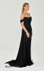 Alfa Beta 5649 Black Side Dress
