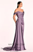 Alfa Beta 5649 Dark Lilac Evening Dress