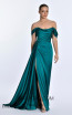 Alfa Beta 5649 Emerald Simple Dress
