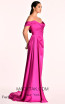 Alfa Beta 5649 Fuchsia Cap Sleeve Dress