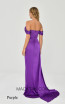 Alfa Beta 5649 Purple Back Dress