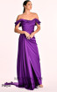 Alfa Beta 5649 Purple Front Dress