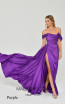 Alfa Beta 5649 Purple Front Dress
