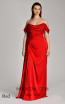 Alfa Beta 5649 Red Back Tail Dress