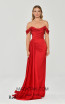 Alfa Beta 5649 Red Front Dress