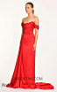 Alfa Beta 5649 Red Side Dress