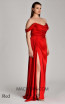 Alfa Beta 5649 Red Simple Dress