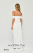 Alfa Beta 5649 White Back Dress