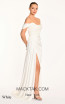 Alfa Beta 5649 White Side Dress