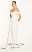Alfa Beta 5649 White Evening Dress