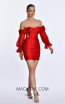 Alfa Beta B5652 Red Mini Dress