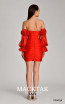 Alfa Beta B5652 Orange Back Dress
