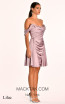 Alfa Beta B5678 Lilac Mini Dress