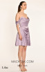 Alfa Beta B5678 Lilac Satin Dress