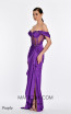 Alfa Beta B5683 Purple Evening Dress