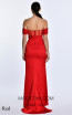 Alfa Beta B5683 Red Back Dress