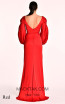 Alfa Beta B5690 Red Back Dress