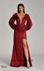 Alfa Beta B5690 Wine Dress
