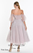 Alfa Beta B5695 Pink Gray Back Dress