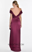 Alfa Beta B5708 Plum Back Dress