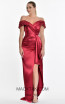 Alfa Beta B5708 Wine Front Dress