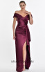 Alfa Beta B5708 Plum Front Dress