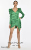 Alfa Beta 5709 Emerald Front Dress