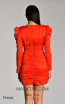Alfa Beta 5709 Orange Back Dress
