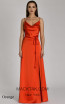 Alfa Beta B5710 Orange Backless Dress