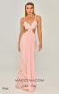 Alfa Beta B5711 Pink Front Dress