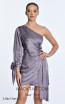Alfa Beta B5713 Lilac Gray Detail Dress
