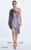 Alfa Beta B5713 Lilac Gray Front Dress