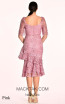 Alfa Beta B5720 Pink Back Dress