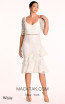 Alfa Beta B5720 White Dress
