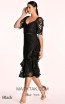 Alfa Beta B5721 Black Tulle Dress