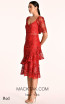 Alfa Beta B5721 Red Side Dress