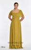 Alfa Beta B5725 Olive Dress