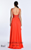 Alfa Beta B5726 Red Back Dress